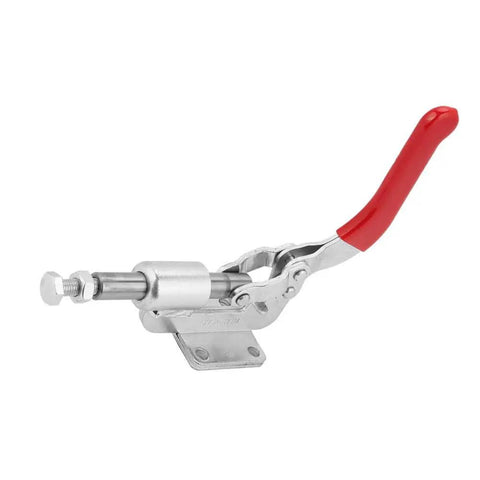Built Tough Push Pull Toggle Clamp For Welding And Woodworking Jigs And Fixtures Galvanized Iron Hand Tool with red grip