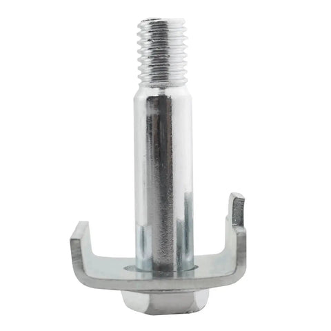Metal shoulder bolt from 4 Pack Bike Training Wheel Mounting Screw Kit with washers, vertical brackets, and lock nuts for bike support.