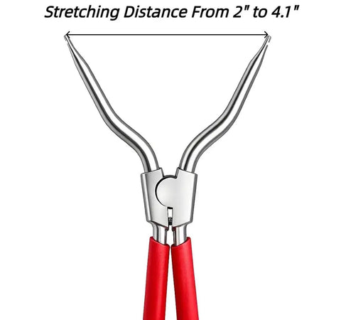 Pro Grade Spring Expansion Tool For Washer Tub Replacement From 2 Inches To 4.1 Inches with Red Handle