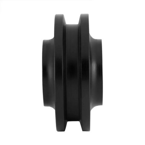Side view of Sliding Barn Door Rollers 2 Pack Sturdy Hardware Wheels For Cabinets And Windows Smooth Glide Quiet Operation Easy Domestic Install