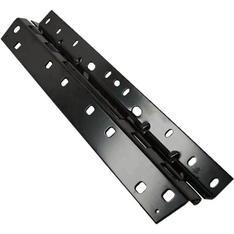 2 Piece Front Door Hinge Set For Left Driver Side And Right Passenger Side - Durable Auto Replacement Hinges, black metal