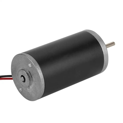 Dope High Speed Permanent Magnet DC Motor For DIY Generators, 6V-12V-24V, 3500-8000 RPM, shown from side angle