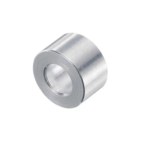 Aluminum Spacer 5mm Bore 10mm OD 6mm Length Standoff For M5 Screws Bolts And Rods, 30 Piece Pack, Plain Finish, Durable Aluminum Alloy