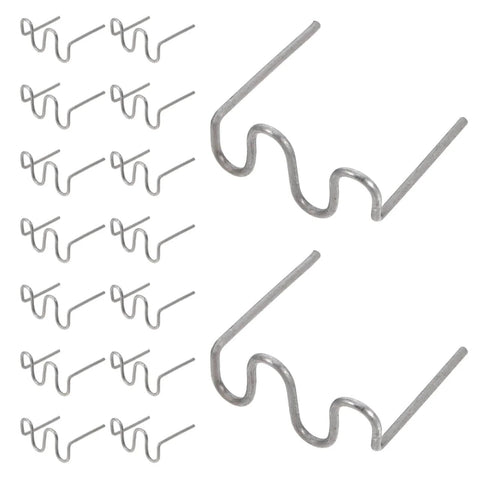 Metal staples from 1000Pcs Plastic Welding Staples Hot Staples Repair Kit For Auto Body Bumper Dash Lamp Holder And Plastic Ring Fixes Get It Fixed Fast With Tungsten Steel Construction For Durable Welds And Easy Home Car Repairs