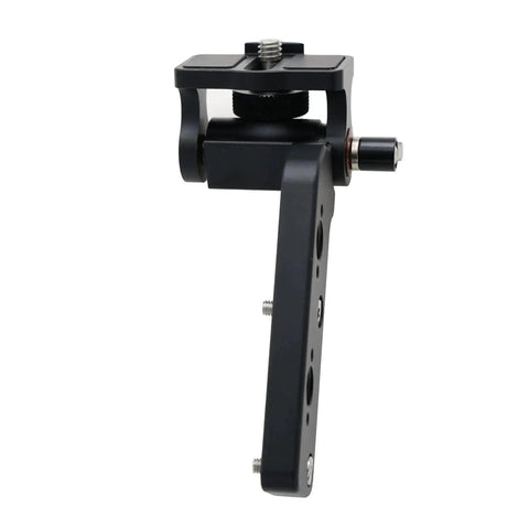 Side view of Monitor Bracket Mount For SmallHD Vaxis Onboard Monitor And Tilta Nucleus M Focus Motor Hand Unit with M4 screws