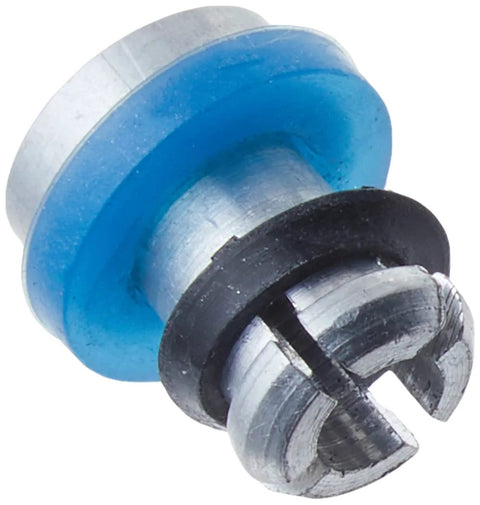 Amazon Prestige stainless steel safety valve for Deluxe, Deluxe Plus & Alpha Deluxe pressure cookers; blue gasket.