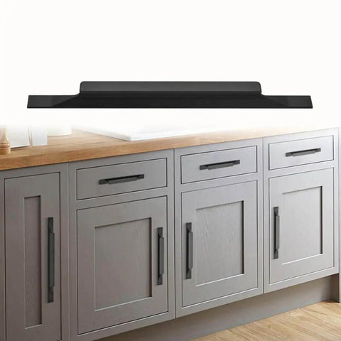 Black Cabinet Pulls 5 Pack For Drawers And Dressers Long Cabinet Hardware 3.78 Inch Center To Center And 6.3 Inch Length