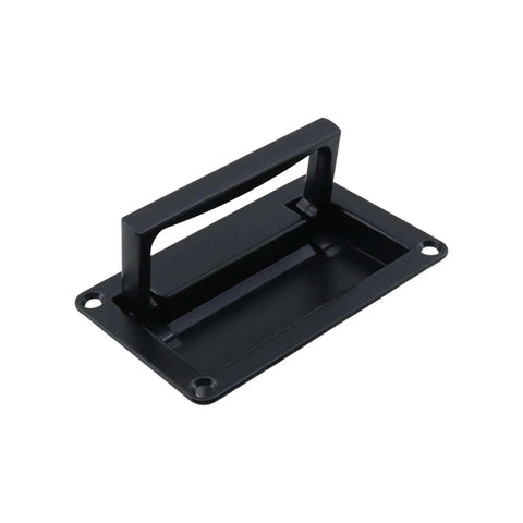Recessed Flush Pull Handle With Mounting Screws In Black For Deck Hatch And Toolbox 3.74 By 2.36 Inch Zinc Alloy Rust Proof And Corrosion Resistant Easy