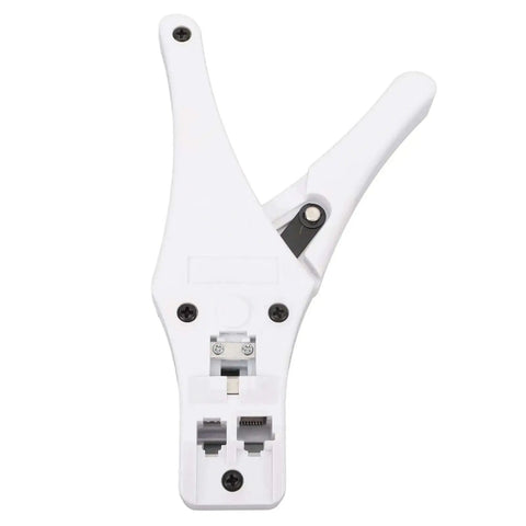 All Day Pro Grade Crimping Tool With Comfortable Ergonomic Handle for Ethernet Cable Work with 4P 6P 8P RJ45 Connectors