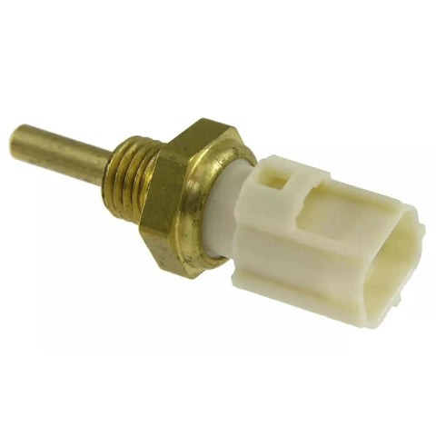 Engine Coolant Temperature Sensor Replacement For Toyota And Lexus Vehicles Fits 4Runner Camry Corolla Sienna Tacoma Tundra Solara Tc RX ES GS LS GX HS Ct200h RX350 RX400h RX450h 1985 To 2019 L4 V6 V8 Replaces 88975489 88975490, shown with brass connector and white plastic casing.