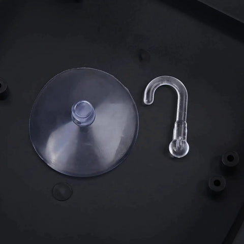 Silicone feet and mounting hook from Arcade Cabinet Kit With Black Acrylic Panel And Case DIY Set Build Your Own Arcade Controller Box Replacement For Arcade Games