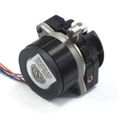 K1 Series Extruder Stepper Motor 1.8 Degree Step Angle 0.8A 12 Tooth Gear Circular Shaft, side view for 3D printers