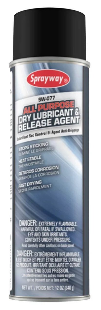 All Purpose Industrial Silicone Lube, 12 Oz Can, Reduces Friction, Stops Squeaks, Prevents Corrosion, Made In USA