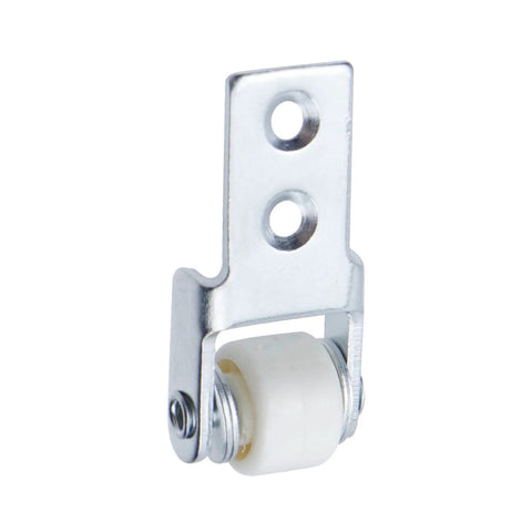 Single metal pocket door pulley with nylon wheel; component of 4 Pack Sliding Door Roller Wheels 0.6 Inch Track Guide For Cabinets Furniture