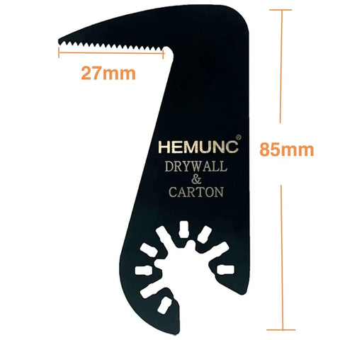 Drywall Oscillating Tool Blades 4 Pack For Heavy Duty Straight And Curved Cuts That Cut Like A Boss Fits Dremel DeWalt Fein Multimaster