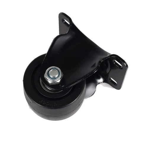 2.5 Inch Heavy Duty Polyurethane Caster Wheels Pack Of 4, Solid Core Low Profile Design, industrial caster with rigid option.