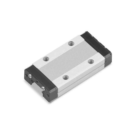 Close-up of MGN9H carriage block from Two Pack 200mm Linear Sliding Rail Guide With Two Carriage Blocks For 3D Printers And CNC Machines