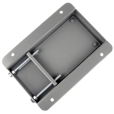 213T Frame Electric Motor Base Mount With Adjustable Slide Plate for CNC projects, steel construction, top view.