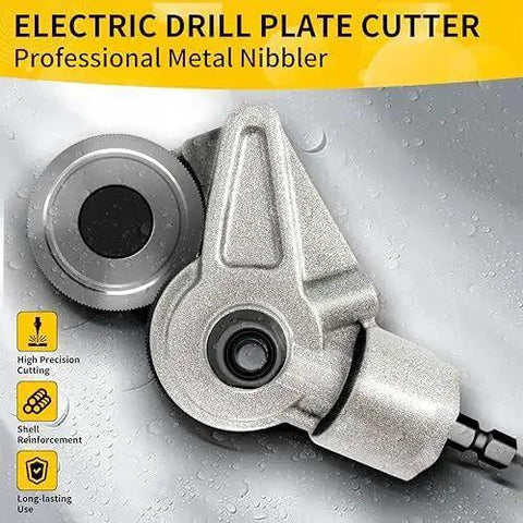Electric drill plate cutter professional metal nibbler for high precision cutting, shell reinforcement, long-lasting use.