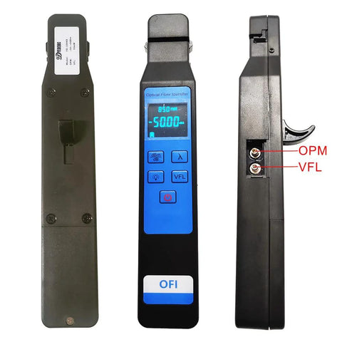 Identificateur de Fibre Optique Vivante D YEDEMC avec Réponse d'Onde 800-1700nm, Fonctions Intégrées VFL et Mesureur de Puissance Optique OPM, Outil FTTH (YD-3309D)