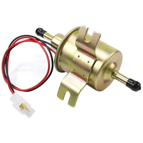 12V Inline Fuel Pump For Lawn Mower And More Low Pressure Transfer Pump Two Point Five PSI 30 GPH Universal Fit