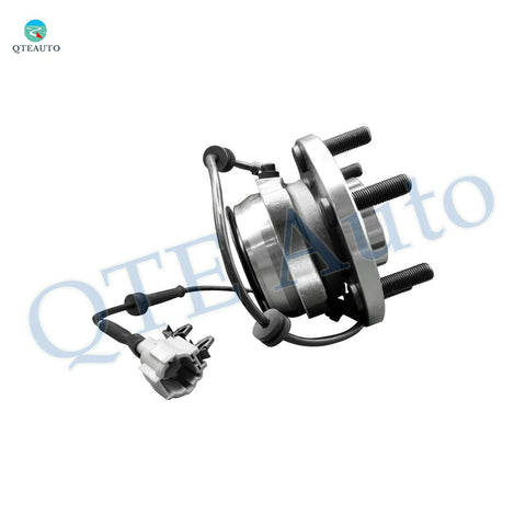 Front Wheel Hub Bearing Assembly Replacement For Nissan Frontier Pathfinder Xterra And Suzuki Equator RWD Drop In Front Axle Hub Bearings Kit Pair Of Two For A Smooth Ride featuring detailed wires and bolts on a white background