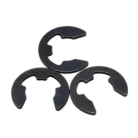 External E Clips Retaining Rings Set In Spring Steel For Shafts DIN6799 65Mn Bulk Pack Heavy Duty C Clip M1.2 To M24 Sizes