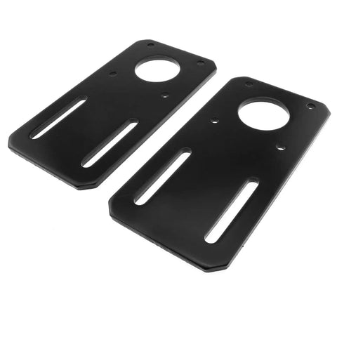 Versatile 2 Pack Motor Mount And Bracket For NEMA 17 Stepper Motor In Steel Construction With End And Bottom Mounting Options