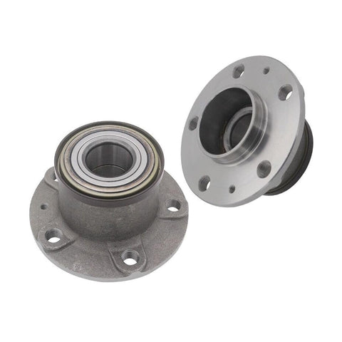 Front view of Pair Rear Wheel Bearing And Hub Assembly For Ram ProMaster 2500 2015 2018 And ProMaster 3500 2014 2020 Left And Right Rear Replacement Kit With Durable High Grade Bearings And Hubs 541018 68094829AA PT541018