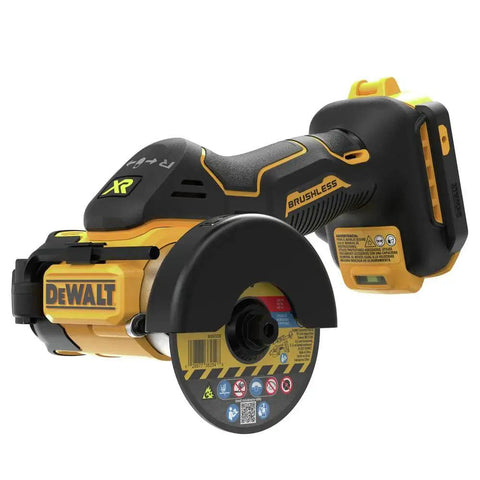 20V Max XR Brushless Cut Off Tool From DEWALT, Compact Bare Tool DCS438B with Diamond Multi Material Wheel, LED Light