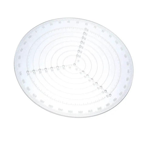 Clear Acrylic Center Finder Compass For Drawing Circles Lathe Master Circle Gauge Centering Tool For Finding Centers On Irregular Shapes 200mm Diameter Wood Turning And Lathe Work Essentials