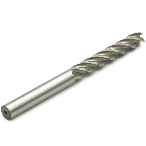 Five Sixteenth Inch HSS End Mill With Extra Long Straight Shank 8Mm Cutting Diameter And 8Mm Shank, Four Flute Milling Cutter