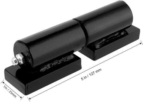 Heavy Duty 5 Inch Weld On Barrel Gate Hinges Set Of 4 With Steel Ball Bearing For Swing Gates And Trailer Gates 450 Lbs Load Capacity Black