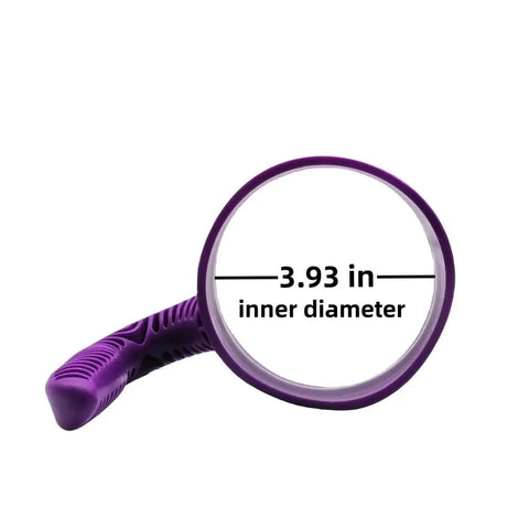 Purple 30 Oz Tumbler Handle With Anti Slip Grip, 3.93-inch inner diameter, for Vacuum Insulated Mugs, BPA Free