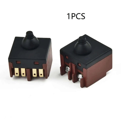 Push Button Switch Replacement For 100mm Angle Grinder 4 Inch Grinder Part Durable Black Accessory Ideal For Polisher And Grinder Maintenance No Fuss Replacement 2.5 X 2.5 Cm Size