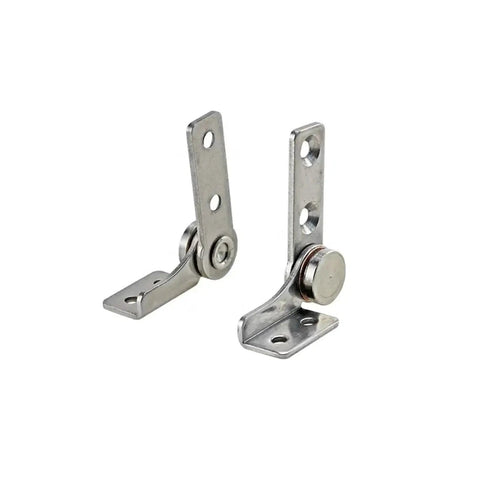 Flozari 304 stainless steel rotary torque hinge with damping for cabinet doors, pair