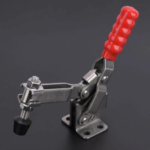 Heavy Duty Toggle Clamp 304 Stainless Steel Hand Tool Welding Fixture With 60 Degree Handle 227 Kg Clamp Force 3.0 Millimeter Plate