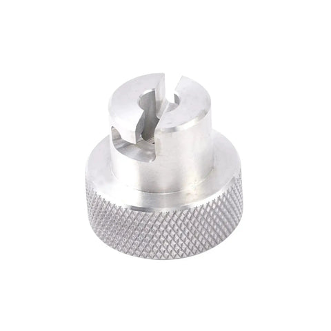 6061 Aluminum Bottle Jack Valve Knob Upgrade With Three Eighths Inch Screw-On Release Handle For Hydraulic Press And Engine Hoist
