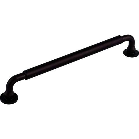 Lily Cabinet Pull 7 9/16 Inch Center to Center in Honey Bronze Finish from The Serene Series, side view showing craftsmanship
