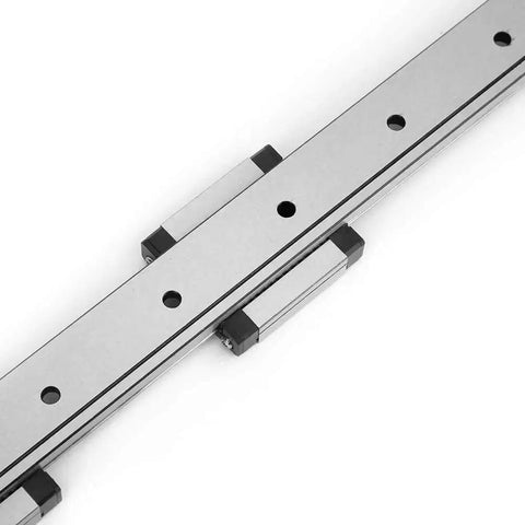 LMLF24B-400-2R Miniature Linear Guide Rail with 2pcs 24mm Width Slide Blocks, precision motion system for automation equipment