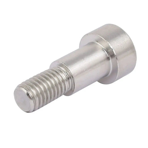 Heavy Duty 304 Stainless Steel Hex Socket Shoulder Bolts, 12mm Shoulder Diameter, 16mm Shoulder Length, M10 Thread, Fully Threaded
