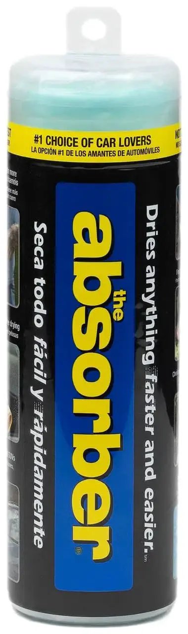 Large 27x17 Inch Drying Chamois Cloth For Cars Super Absorbent Washable in packaging