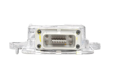 Fuel Pump Power Control Module For Cadillac ATS 2016 Through 2019 And Chevy Silverado 2019, front view showing connector