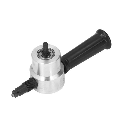 Electric Double Head Metal Nibbler Cutter Pro Grade Adjustable Cutting Heads with black handle for metal sheets