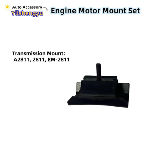 3-Piece Beefed-Up Engine Motor Mount Kit For Trucks And SUVs Fits Silverado 1500 2500 3500 Tahoe Suburban Avalanche Yukon Escalade