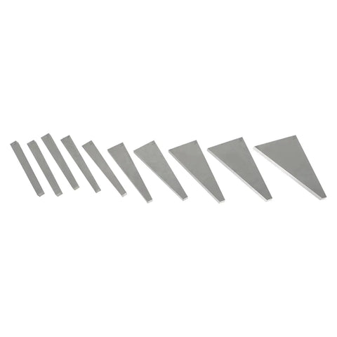 Pro Grade Precision Angle Block Set For Machinists TINVHY 10 Pack 1 To 5 Degree And 5 To 30 Degree Gauge Blocks Hardened Steel