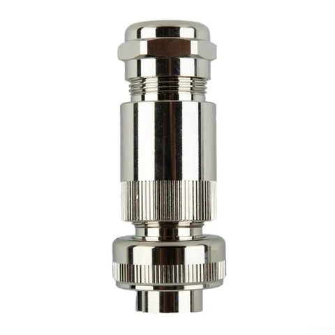 Proportional Valve Plug C14G-A-S7, Metal Female 7-Pin Connector, IP67 Sealed, for Rexroth Moog Vickers Parker Atos, front view