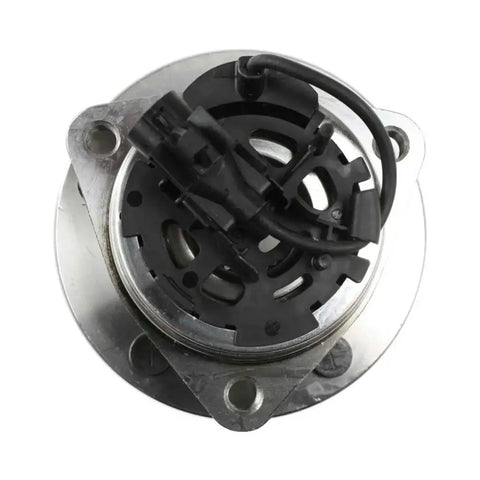 Top view of Chevy Malibu Front Wheel Hub Pair 2004-2012 Driver And Passenger Side 5 Stud 5 Lug with Ball Bearing 30-Spline Replacement OEM 15793213