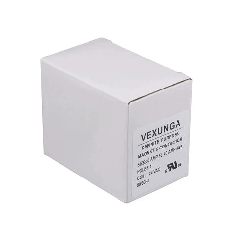 Box for 1 Pole 30 Amp 24 VAC Coil AC Contactor Replacement For Air Conditioner Condenser Unit And Compressor 50 60 Hz 24V 1P 30A Motor Contactor