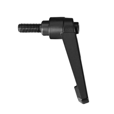 Side view of 5 Pieces Adjustable Clamping Lever Handles M8 x 16mm Black Oxide Carbon Steel with Locking Lever and Male Threaded Studs